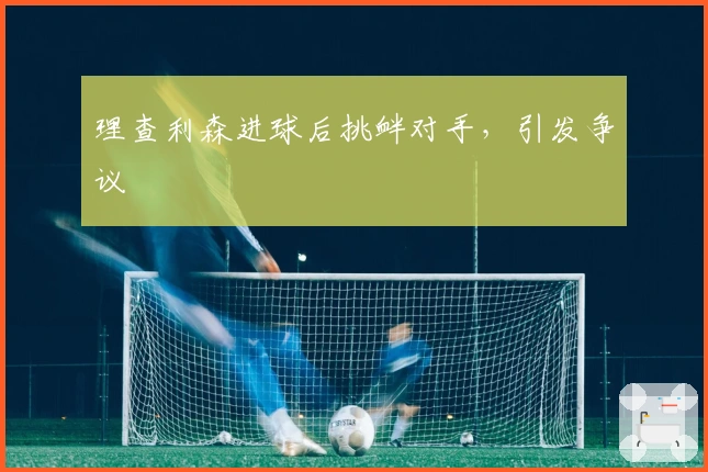 理查利森进球后挑衅对手，引发争议